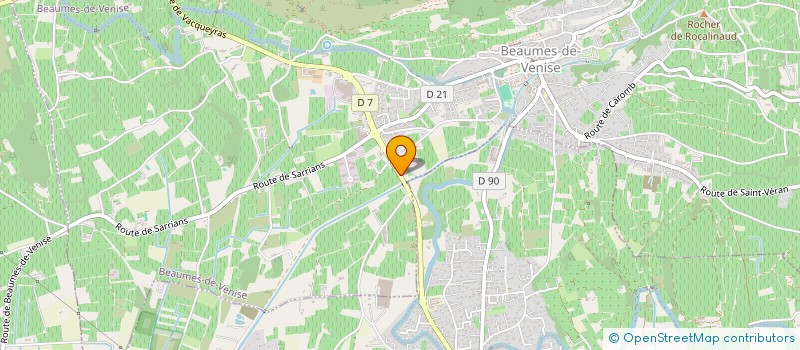 localisation de l'entreprise JBK DISTRIBUTION  BEAUMES-DE-VENISE