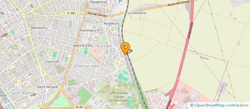 localisation de l'entreprise JBK FR  REIMS