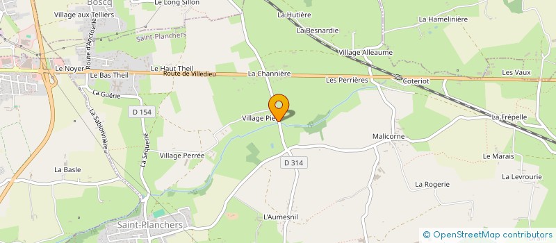 localisation de l'entreprise JBK MARKETING à SAINT-PLANCHERS