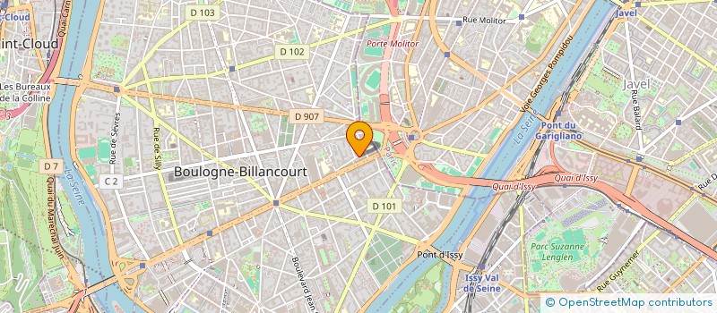 localisation de l'entreprise JBL à BOULOGNE-BILLANCOURT