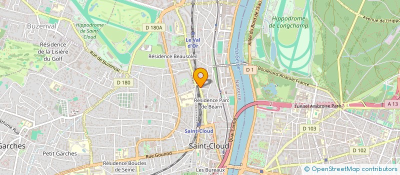 localisation de l'entreprise JBL BAT à SAINT-CLOUD