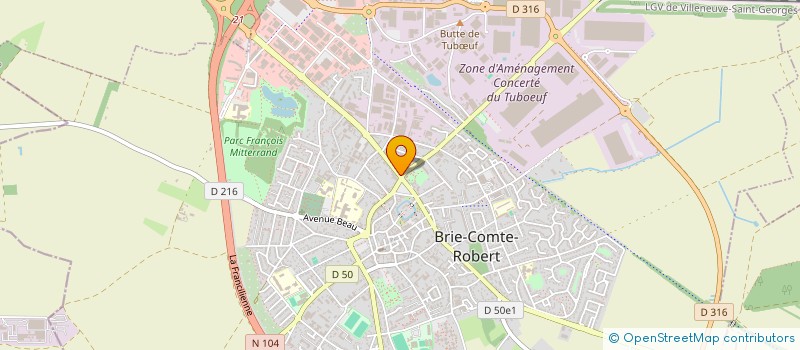 localisation de l'entreprise JBL'EC à BRIE-COMTE-ROBERT