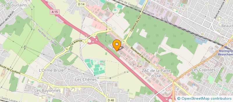 localisation de l'entreprise JBL EXPANSION à HERBLAY-SUR-SEINE