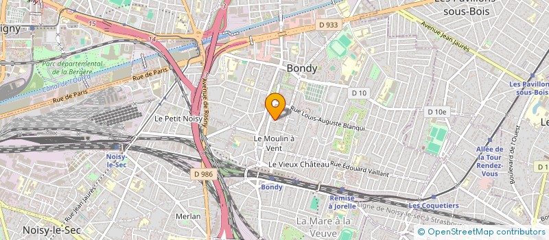 localisation de l'entreprise JBL SOLUTION  BONDY
