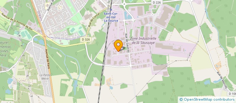 localisation de l'entreprise JBL SONORISATION à SAINT-CYR-EN-VAL