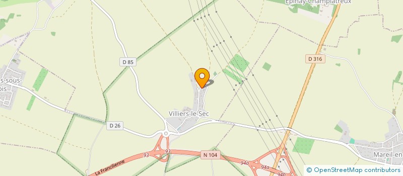 localisation de l'entreprise JBLA  VILLIERS-LE-SEC