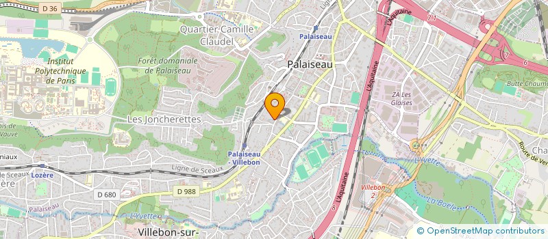 localisation de l'entreprise JBLF à PALAISEAU