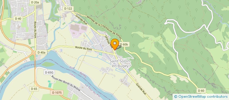 localisation de l'entreprise JBLG  SAINT-SORLIN-EN-BUGEY