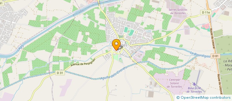 localisation de l'entreprise JBLH  TORREILLES