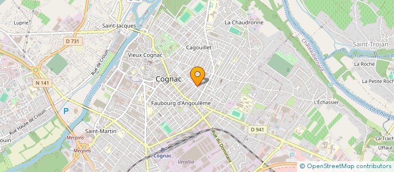 localisation de l'entreprise JBLL  COGNAC