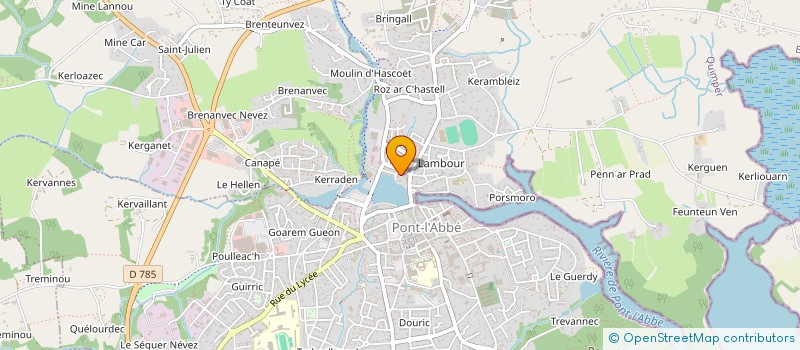 localisation de l'entreprise JBLO à PONT-L'ABBE