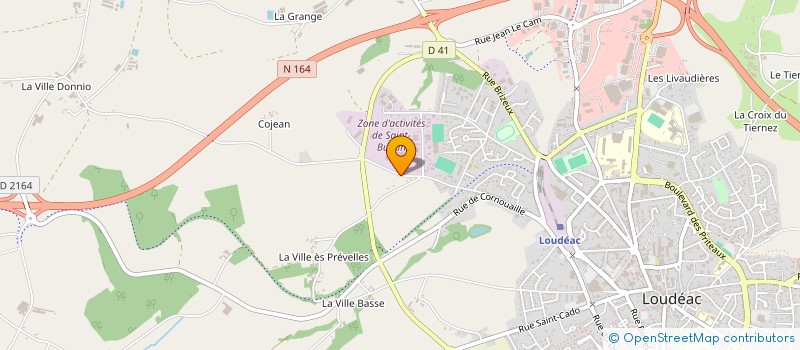 localisation de l'entreprise JBLOU à LOUDEAC