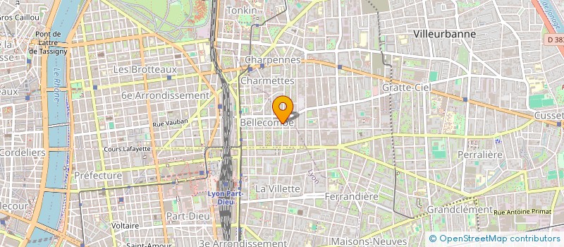 localisation de l'entreprise JBLP  LYON