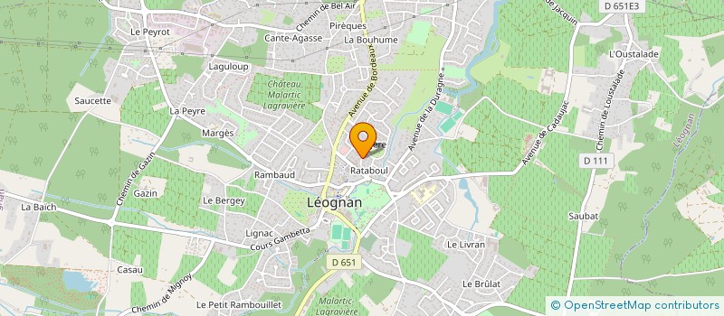 localisation de l'entreprise JBM  LEOGNAN