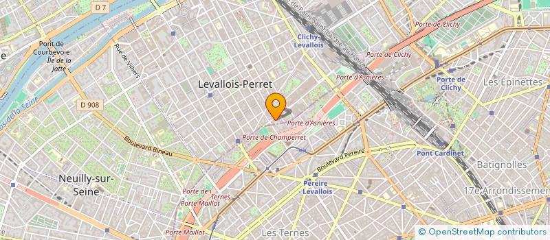 localisation de l'entreprise JBM à LEVALLOIS-PERRET