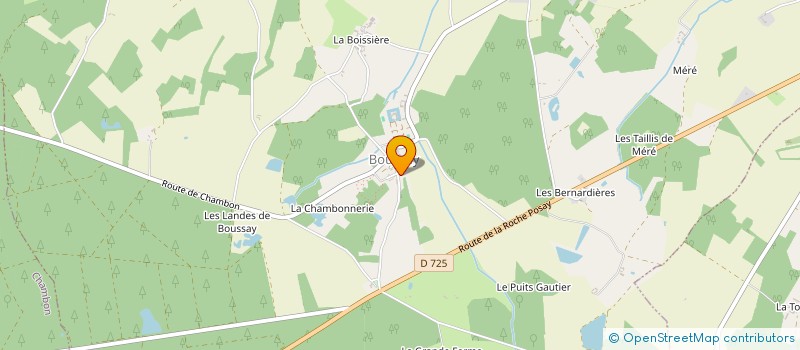 localisation de l'entreprise JBM  BOUSSAY