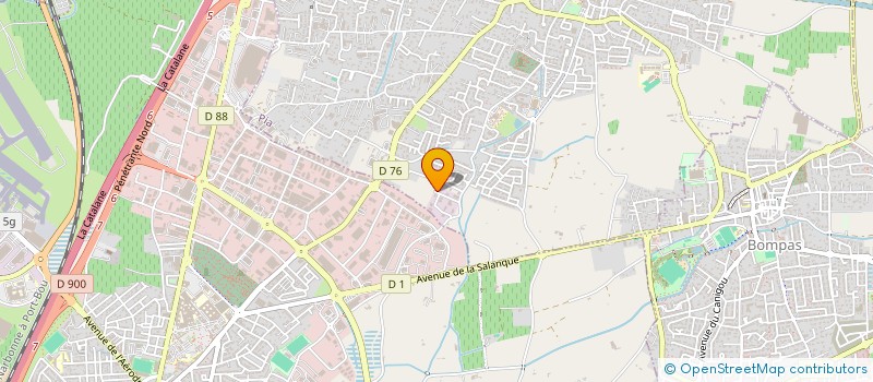 localisation de l'entreprise JBM CARROSSERIE  PIA