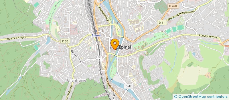 localisation de l'entreprise JBM CATTLEYA à EPINAL