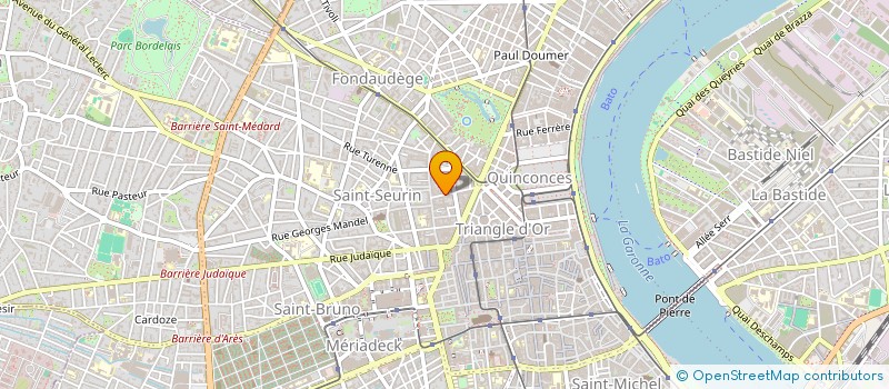 localisation de l'entreprise JBM COMPANY à BORDEAUX