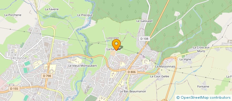 localisation de l'entreprise JBM FELGER  FOUGERES