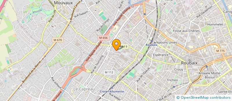 localisation de l'entreprise JBM HOLDING  TOURCOING