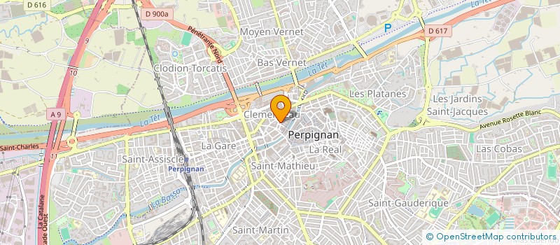 localisation de l'entreprise JBM INVEST à PERPIGNAN