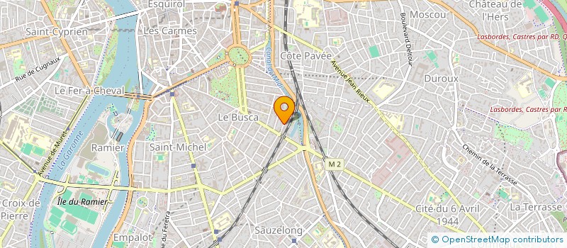 localisation de l'entreprise JBM PRESSE  TOULOUSE