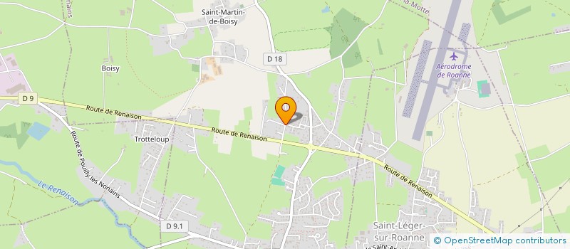 localisation de l'entreprise JBM PRUNET  POUILLY-LES-NONAINS