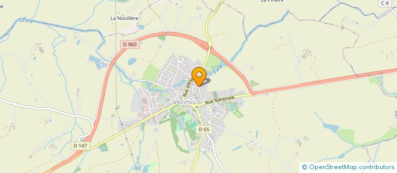 localisation de l'entreprise JBMA  VEZINS