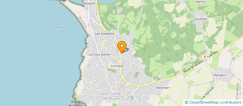 localisation de l'entreprise JBMM  SAINT-GILDAS-DE-RHUYS