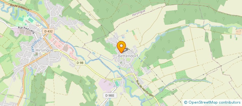 localisation de l'entreprise JBMO BETTENDROF  BETTENDORF