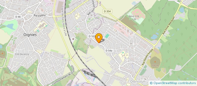 localisation de l'entreprise JBMR IMMOBILIER  OSTRICOURT