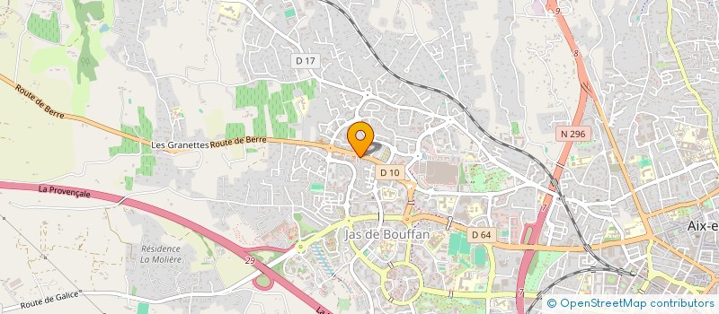 localisation de l'entreprise JBMV à AIX-EN-PROVENCE