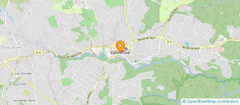 localisation de l'entreprise JBMWB  VALBONNE