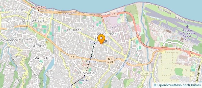 localisation de l'entreprise JBN à SAINT-DENIS