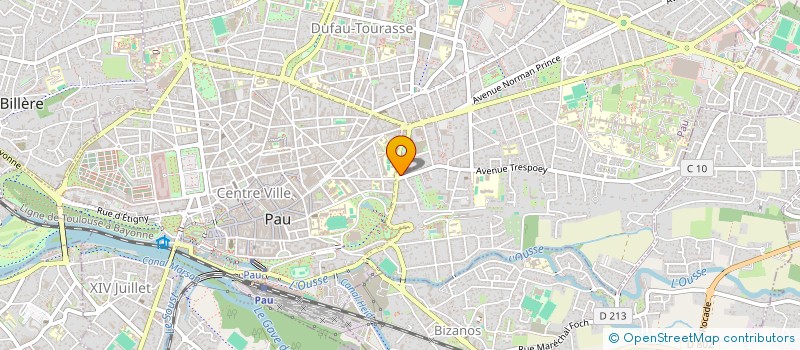 localisation de l'entreprise JBN DEVELOPPEMENT à PAU