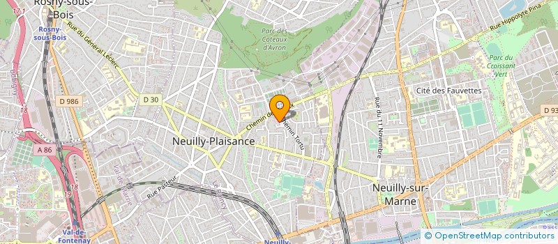 localisation de l'entreprise JBN TRANSPORT SARL  NEUILLY-PLAISANCE