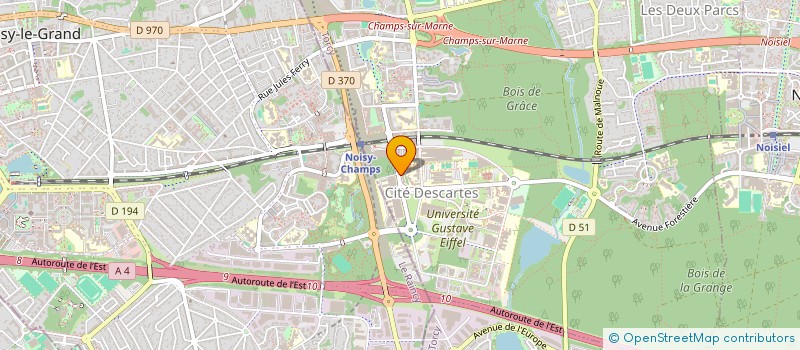 localisation de l'entreprise JBNP  CHAMPS-SUR-MARNE