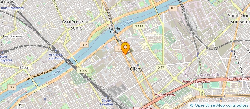 localisation de l'entreprise JBNR à CLICHY