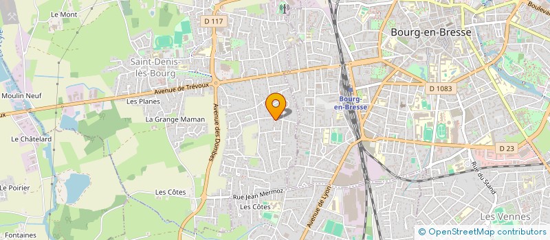 localisation de l'entreprise JBO à SAINT-DENIS-LES-BOURG