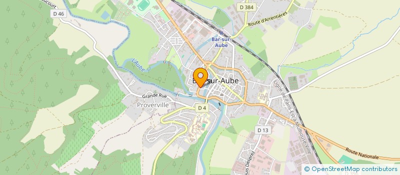 localisation de l'entreprise JBOENOLOGIE à BAR-SUR-AUBE