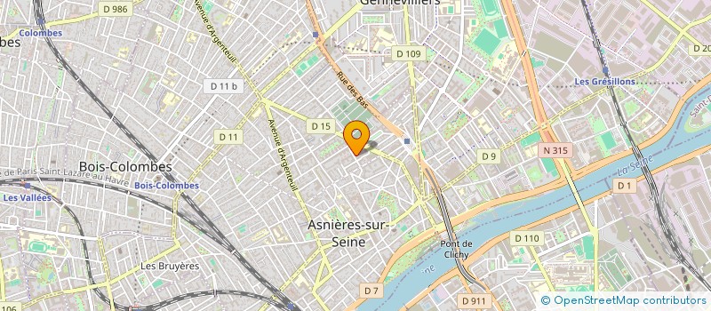 localisation de l'entreprise JBOLAB à ASNIERES-SUR-SEINE