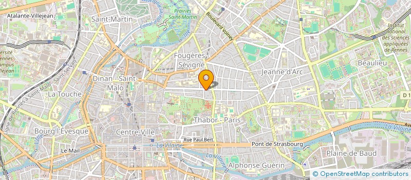 localisation de l'entreprise JBP  RENNES
