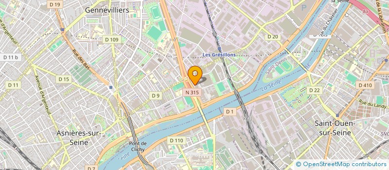 localisation de l'entreprise JBP  ASNIERES-SUR-SEINE