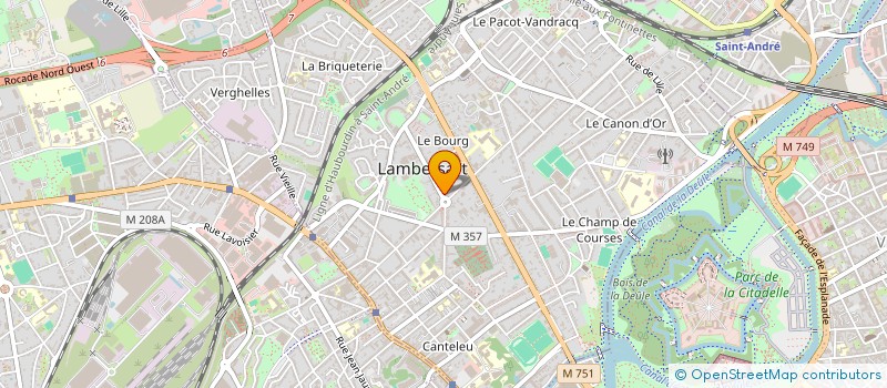 localisation de l'entreprise JBP à LAMBERSART