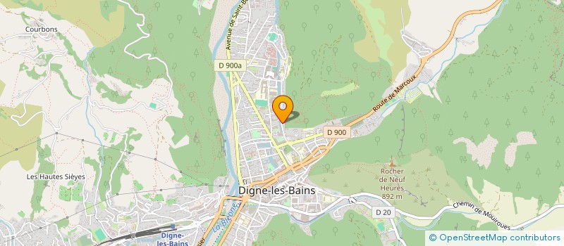 localisation de l'entreprise JBP IMMOBILIER à DIGNE-LES-BAINS