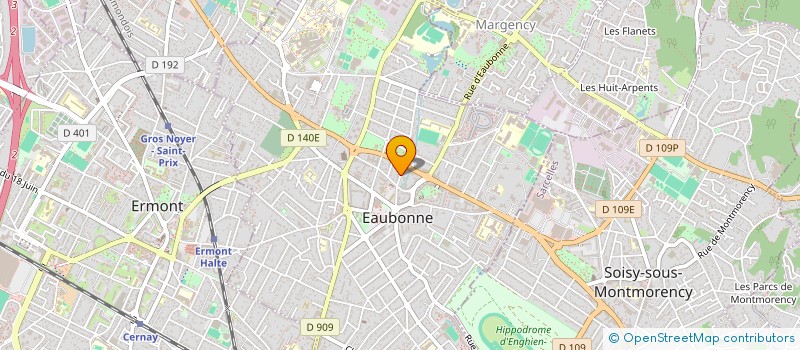 localisation de l'entreprise JBP SCI à EAUBONNE