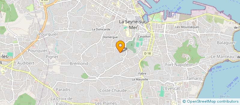 localisation de l'entreprise JBPAIN IMMOBILIER  LA SEYNE-SUR-MER