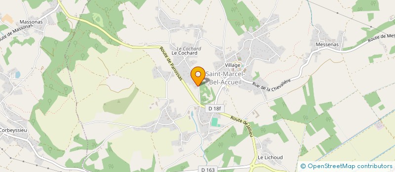 localisation de l'entreprise JBPELL'S  SAINT-MARCEL-BEL-ACCUEIL