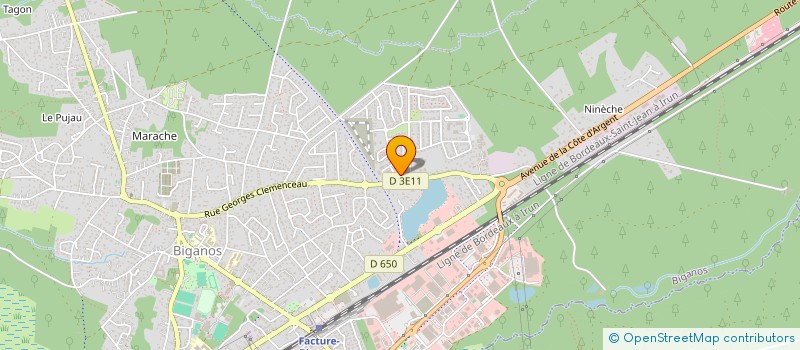 localisation de l'entreprise JBPL  BIGANOS